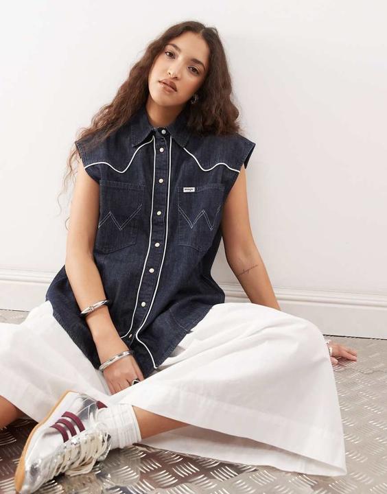 Immagine prodotto Wrangler Jeanshemd Sleeveless Shirt (M)
