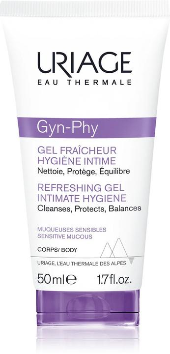 Image du produit Uriage Gel rafraîchissant pour l'hygiène intime Gyn-Phy (Lotion de toilette intime, 50 ml)