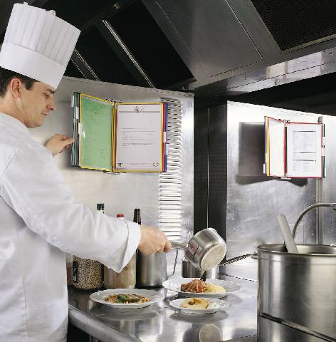 Actual product image Tarifold Turning pockets A4 stainless steel ass.