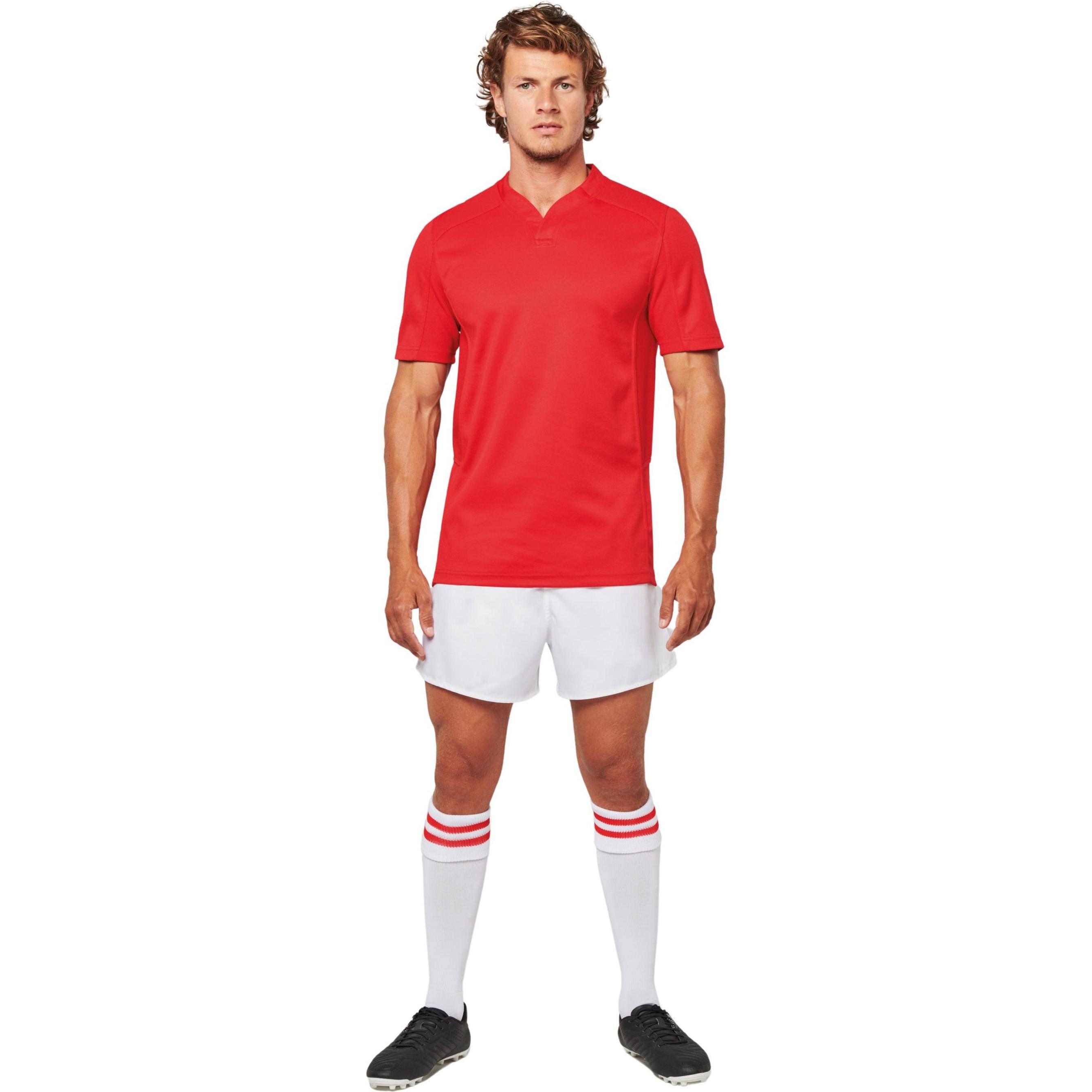 Thumbnail - Proact, Herren, Sporthose, Kurze Rugby-Hose (L), Weiss, L