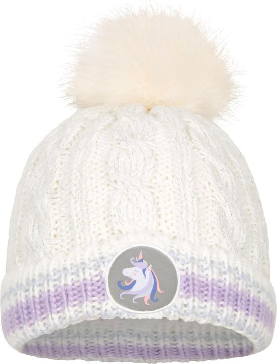 Actual product image Mountain Warehouse Childrens/Kids Unicorn Pom Pom Beanie (One size)