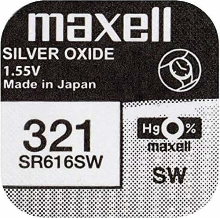 Produktbild Maxell Knopfzelle SR616SW (10 Stk., SR616, 16 mAh)