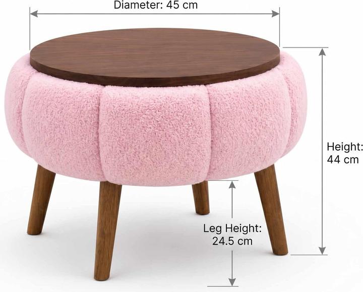 Produktbild Homitis Papatya Side Table (45 x 45 x 44 cm)