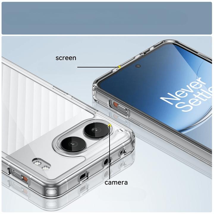 Produktbild Cover-Discount OnePlus Nord 4 - Schützende Acryl-Handyhülle mit erhöhtem Rand (OnePlus Nord 4)