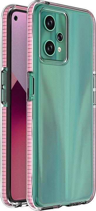 Actual product image Hurtel Spring Case for Realme 9 Pro silicone cover with frame light pink (Realme 9 Pro)