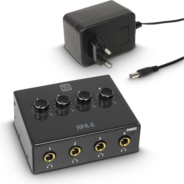 Produktbild LD Systems Kopfhörerverstärker LDHPA4 Bla (Klangregelung)