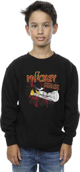 Produktbild Disney Mickey Mouse Smash Guitar Rock Sweatshirt Jungen (140, 146)