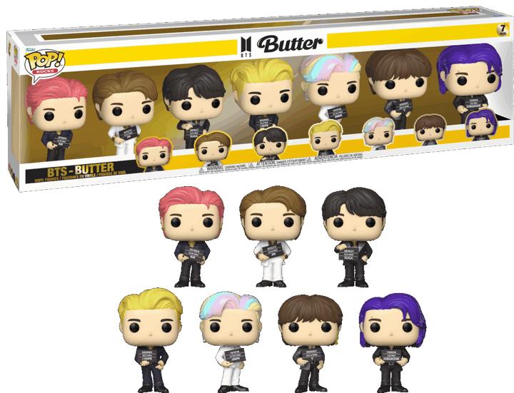Actual product image Funko Pop! Rocks BTS 7 Pack Butter