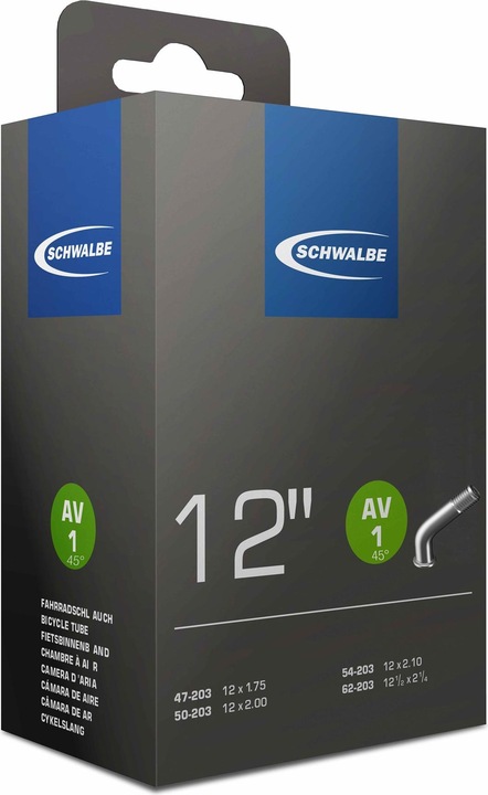 Actual product image Schwalbe Hose 12 (Schrader (AV), 12", 40 mm)