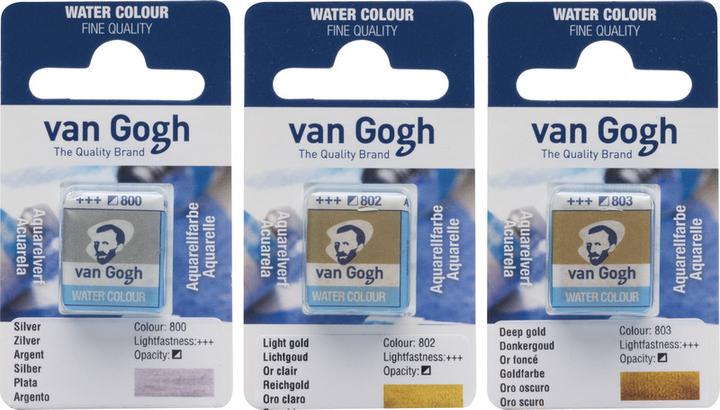 Produktbild Van Gogh Aquarellfarbe 800 Silber, 1 Stück (Silber, 1000 ml)