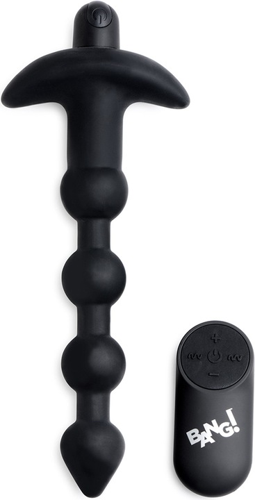Image du produit XR Brands Perles anales vibrantes en silicone et télécommande