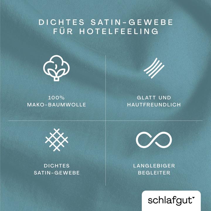 Immagine prodotto schlafgut Woven Satin (Copripiumino, 140 x 200 cm)