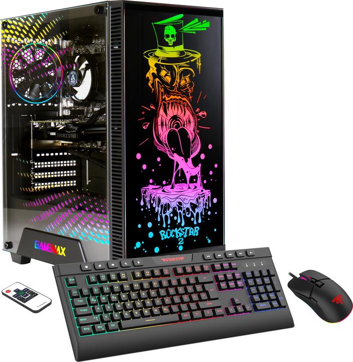 Actual product image Hyrican Rockstar 7396 R5-7600X3D 32GB/1TB SSD RTX 4060 Win11 (AMD Ryzen 5 7600X3D, 32 GB, 1000 GB, GeForce RTX 4060)