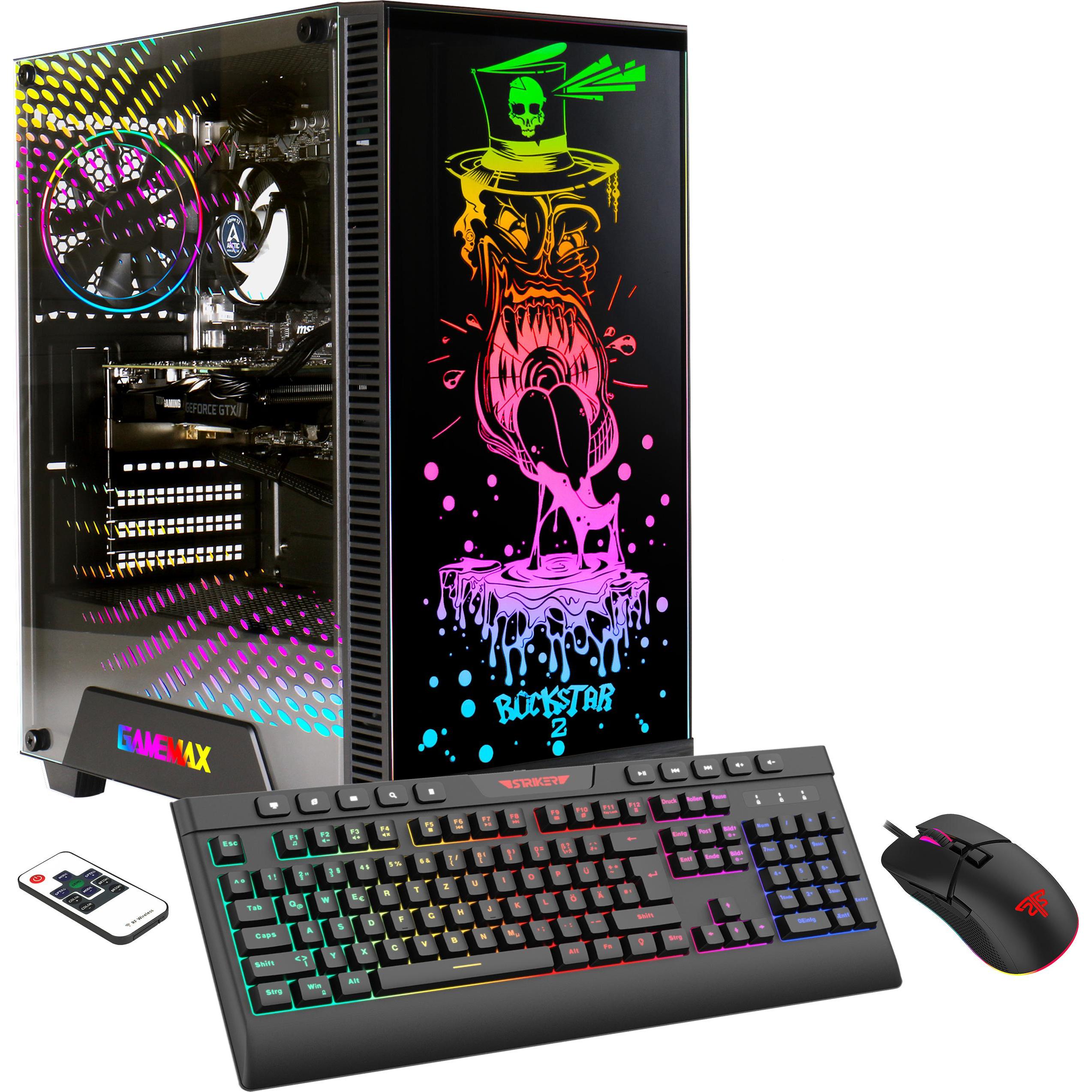 Hyrican Rockstar 7396 R5-7600X3D 32GB/1TB SSD RTX 4060 Win11 (AMD Ryzen 5 7600, 32 GB, 1000 GB, GeForce RTX 4060), PC