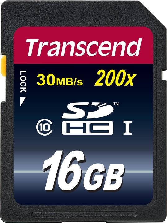 Immagine prodotto Transcend SDHC 200x (16 GB, SDHC, U1, UHS-I)