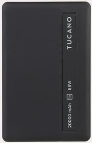 Tucano Power bank per laptop, 20000 mAh, Schwarz (20000 mAh, 65 W)