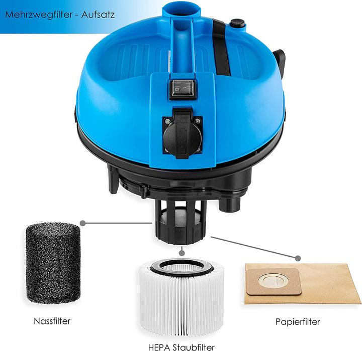 Produktbild Masko 6IN1 Industriestaubsauger, Blau (Nass-Trockensauger)