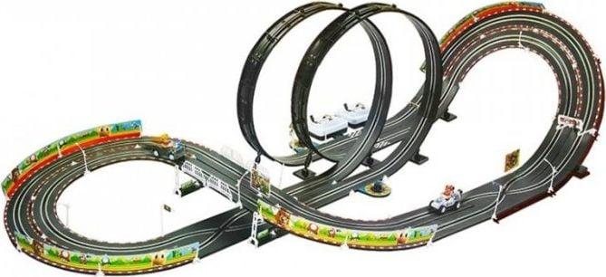 Image du produit Lean Toys Mario RC Autorennbahn mit 2 Autos