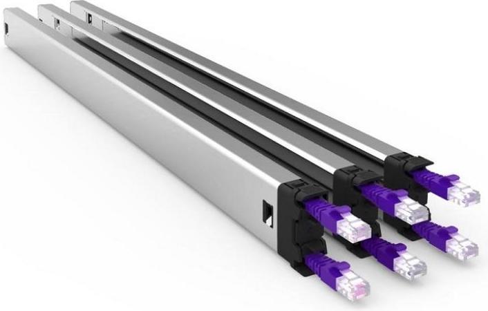 Produktbild PATCHBOX PLUS+, STP, 2.7 m, 3er-Set, Violett (U/UTP, CAT6, 2.70 m)