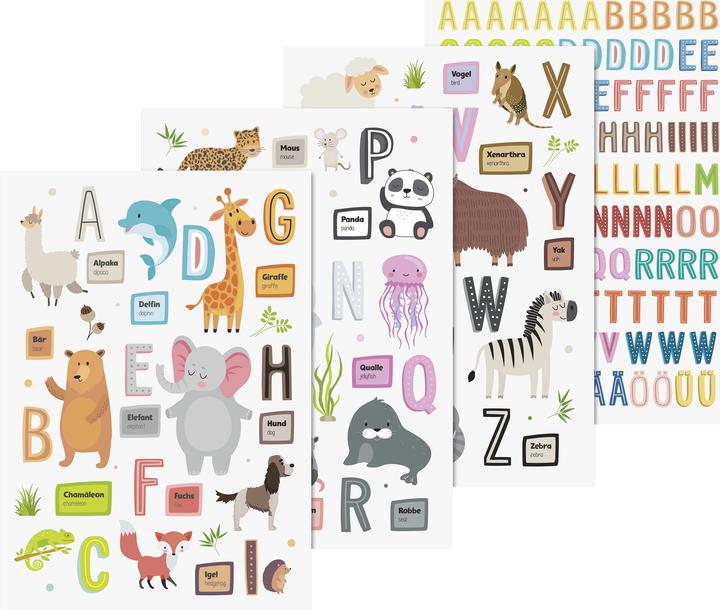Image du produit Heyda Animaux/Alphabet Window Craft Set