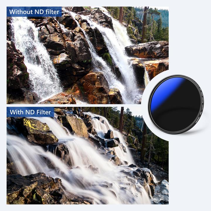 Actual product image Neewer 67MM MRC Adjustable ND Filter ND2 to ND400 (67 mm)