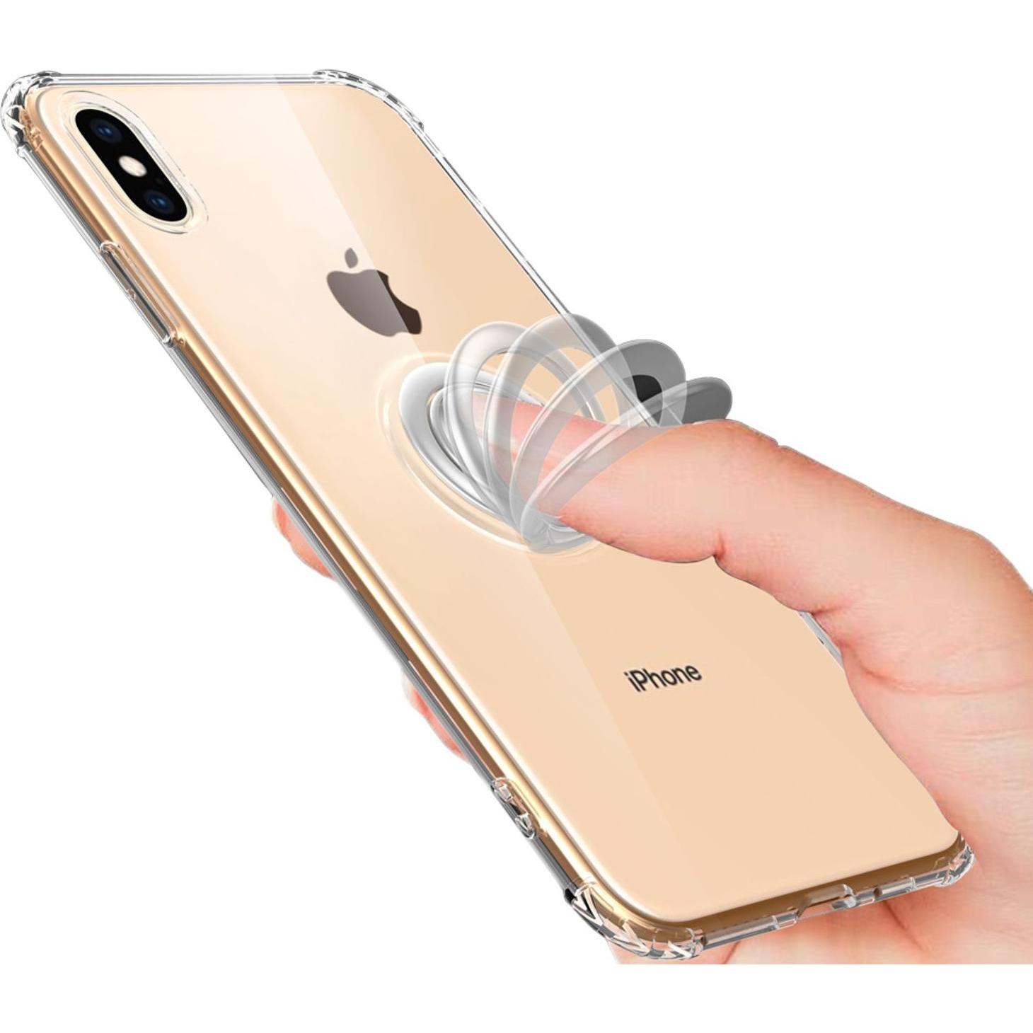 Thumbnail - Nalia Ring Hülle (Apple iPhone XS, Apple iPhone X), Smartphone Hülle, Transparent