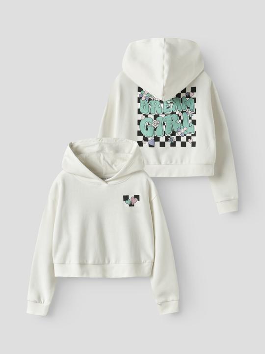 Produktbild Name it Nkftara Ls Crop Rlx Swe Wh Bru Ps Noos (146, 152)