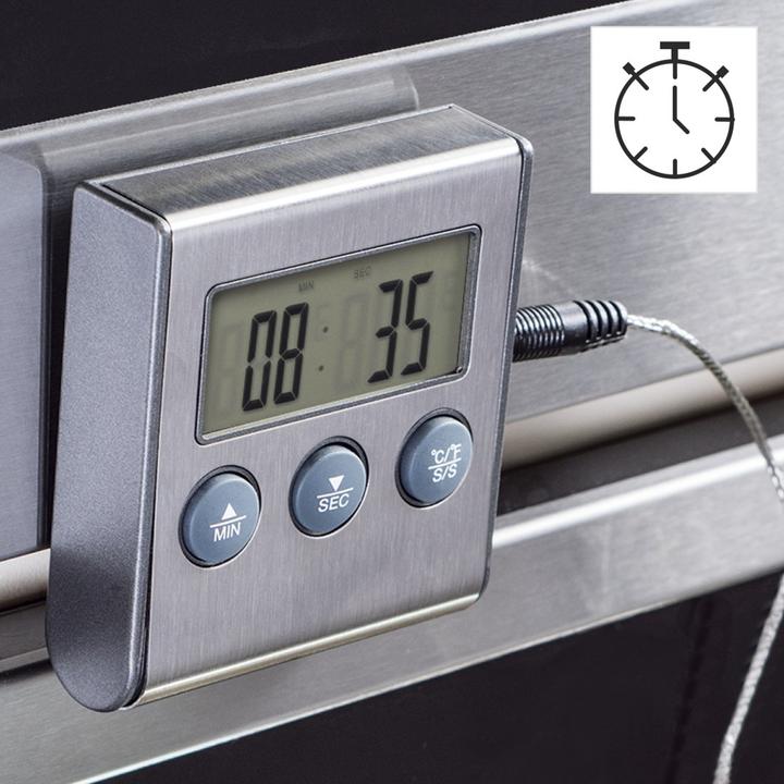 Produktbild Xavax Back-/Bratenthermometer Digitales Bratenthermometer mit Timer, Kabelsensor
