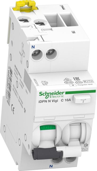 Image du produit Schneider Electric Acti9 Vigi iDPN N RCBO 16A C 30ms TypeA