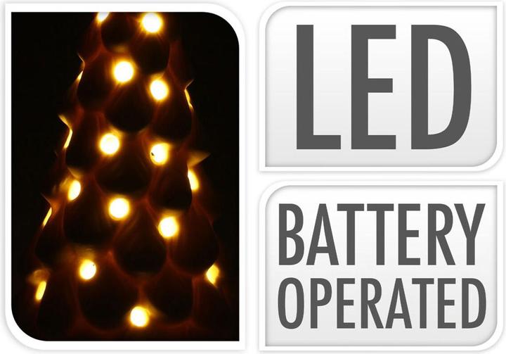 Produktbild Thimble Toys Weihnachtsbaum mit LED-Porzellan. Lieferumfang: 6 Stück