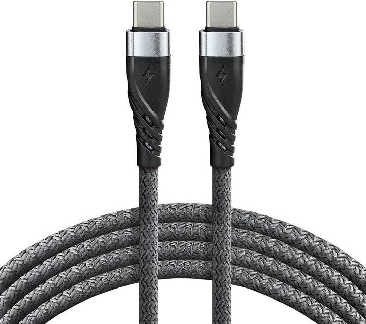 Everactive Kabel przewód USB-C PD CBB-2PDG Power Delivery z obsługą szybkiego ładowania (2 m, USB 2.0, 60 W)