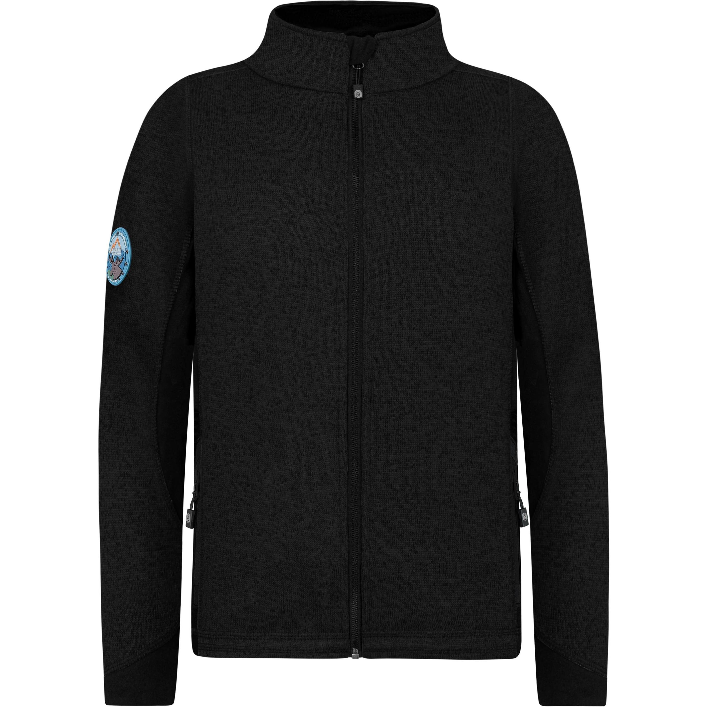 Normani, Herren, Jacke, Kinder Strickjacke „Tathlina“ - 8791 (122, 128, 125 B), Schwarz, 125 B, 128, 122