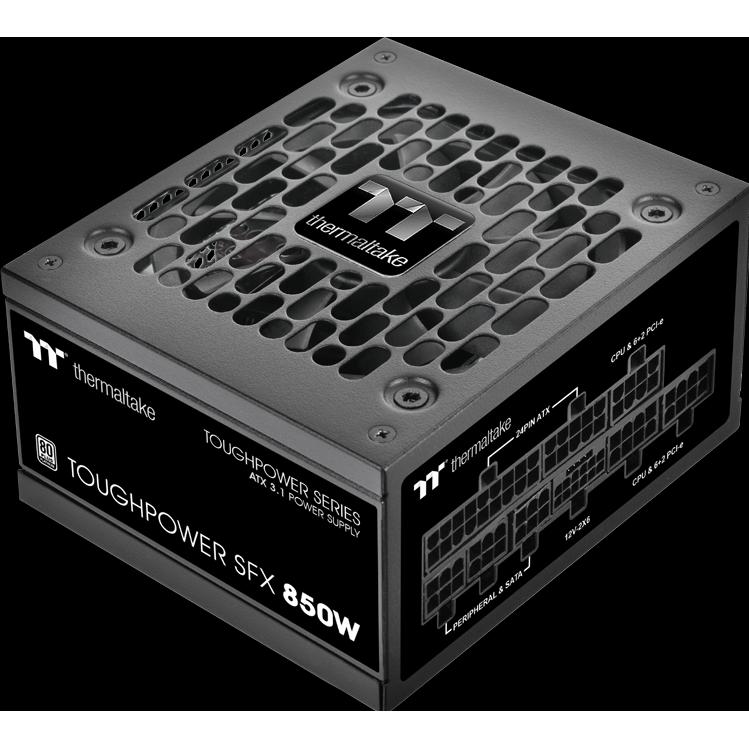 Thermaltake TT Toughpower SFX Platinum 850W (850 W), PC Netzteil, Schwarz