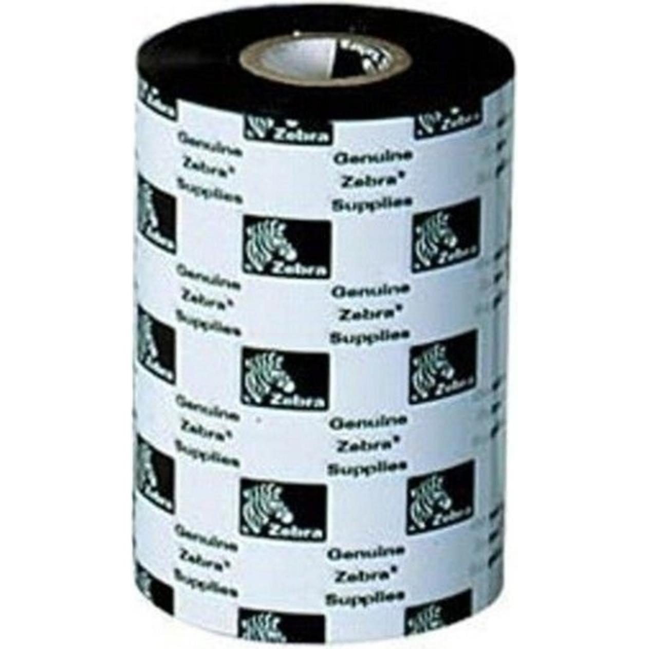 Zebra, Beschriftungsband, 3200 Wax/Resin (8 cm, Schwarz)
