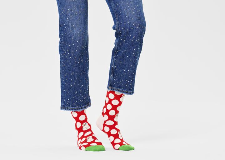 Actual product image Happy Socks Big Dot Snowman (Single pack, 36 - 40)