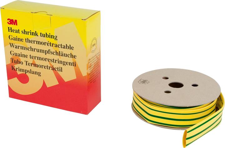 Actual product image 3M Heat shrink tubing roll 19/9.5 mm gn-ge dw. HS (TE100035167) (1x)