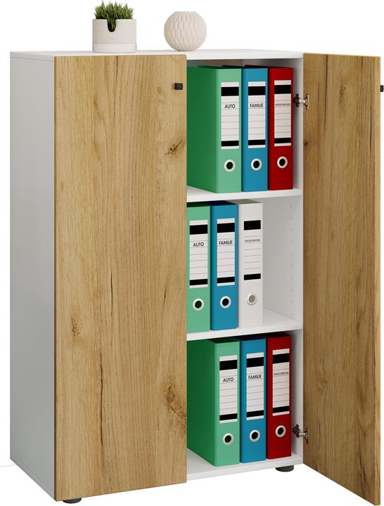 Image du produit VCM Armoire de bureau Armoire à dossiers Lona 3x (70 x 40 x 111 cm)