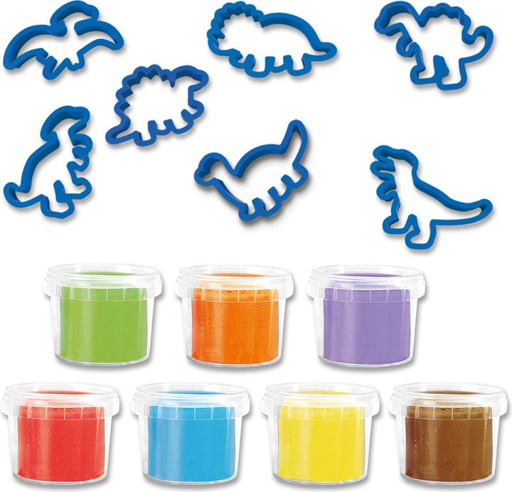 Image du produit Ses Knete - Mega-Dinosaurier-Set mit Ausstechformen