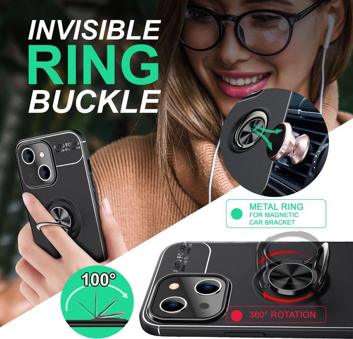 Produktbild Nalia Matte Ring Silikon Hülle (Apple iPhone 14 Plus)