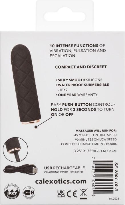 Actual product image CalExotics Raven™ Quilted Seducer