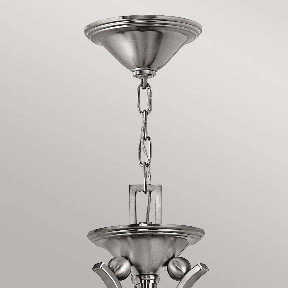 Thumbnail - Elstead Lighting, Kronleuchter, Bolla Kronleuchter E27 5-fach Nickel gebürstet (61 cm)