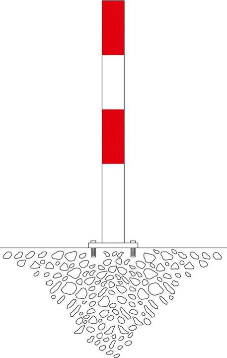 Actual product image kaiserkraft Barrier post