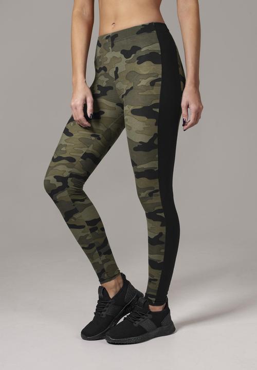 Actual product image Urban Classics Ladies Camo Stripe Leggings (XXL)