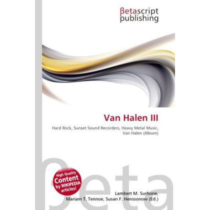 Van Halen III, Fachbücher
