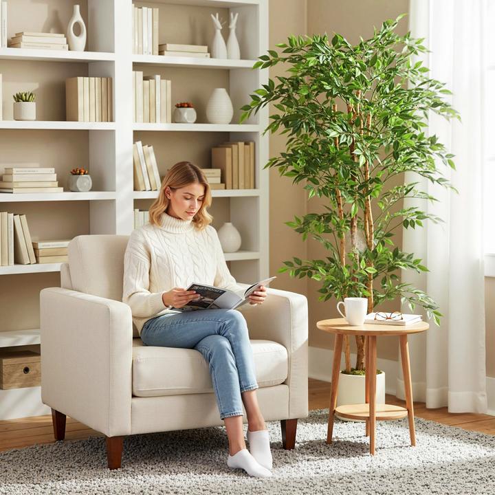 Actual product image Homcom Kunstpflanze Kunststoff Grün (180 cm)