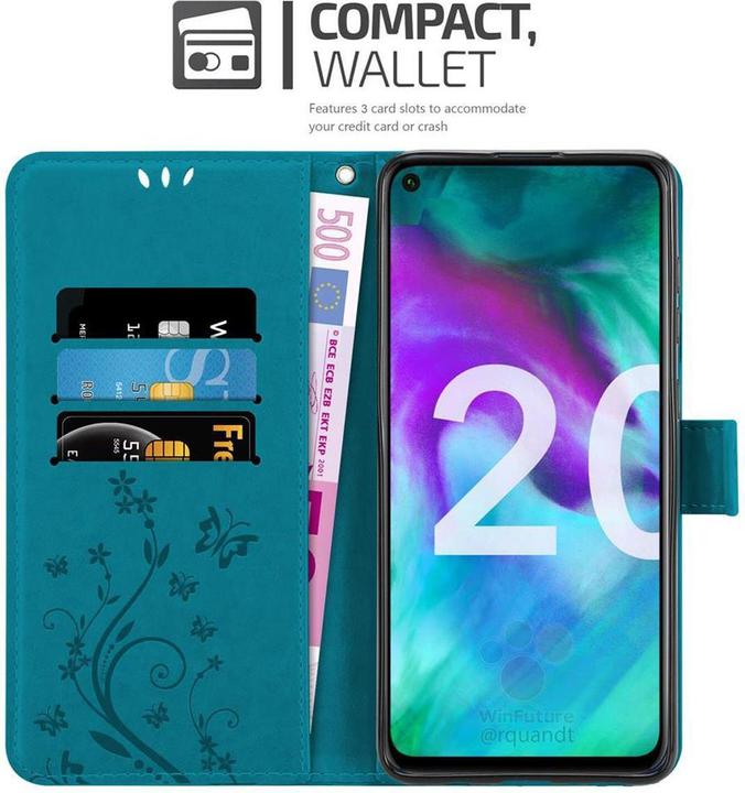 Produktbild Cadorabo Flower Book Cover (Honor 20)