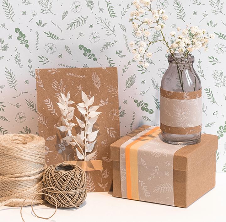 Image du produit Heyda Papier transparent "Feuilles", 50 x 70 cm (115 g/m², 1 x)