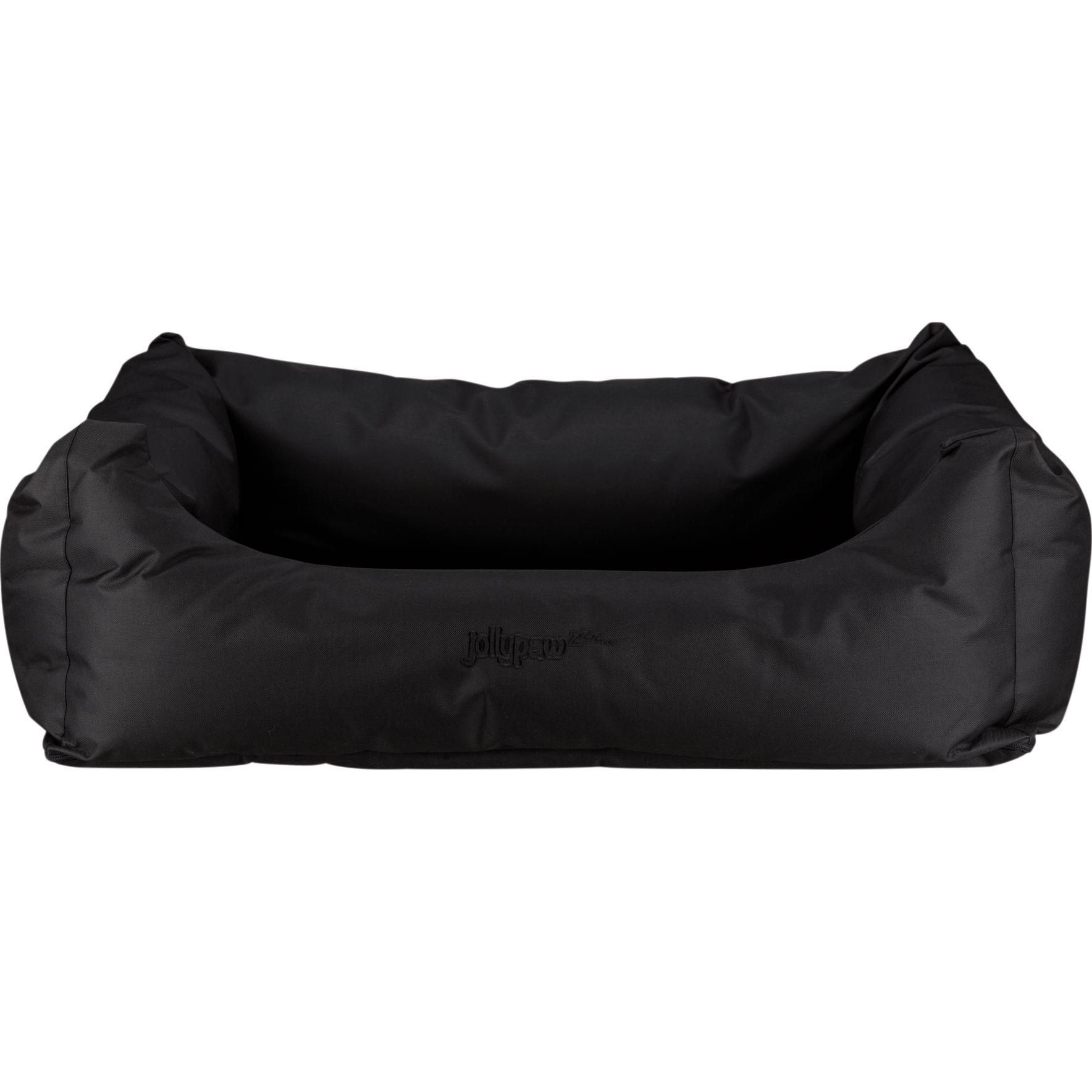 Jolly Paw Seng, Jovanny, firkant, 65 × 50 cm, sort (Cane), Cuccia per cani + cuccia per gatti