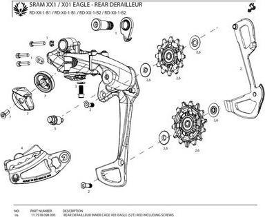 Actual product image Sram X01Eagle 52Z