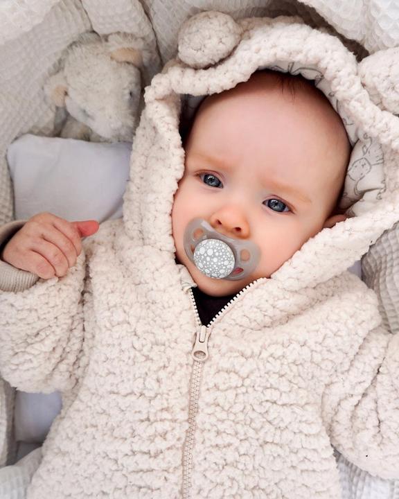 Produktbild Twistshake Schnuller 6M+ pastel grey white (2x)